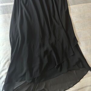 Alex Evenings Chiffon skirt. NWT black XL